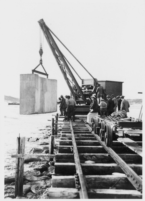 Kran p&aring; sikring 1913